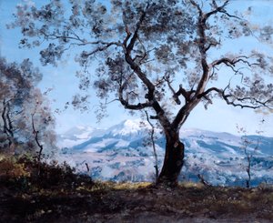 Das Gebiet um Menton, nahe Roquebrune, 1892 von Emmanuel Lansyer