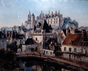 Der Hafen von Cordelieres und Schloss Loches