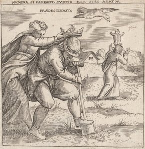 Prädestination, ca. 1545-50 von Enea Vico