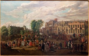 Blick auf die Stadt Gent (De Kouter) von Engelbert van Siclers