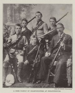 Eine Burenfamilie von Scharfschützen in Johannesburg von English Photographer