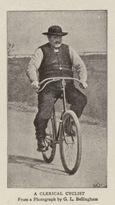 Ein geistlicher Radfahrer von English Photographer