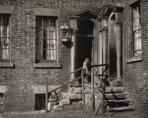Eine Ecke des alten Liverpool (s/w Foto) von English Photographer