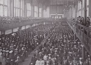 Ein Missionstreffen im Church House, Westminster von English Photographer