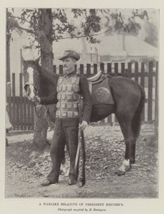 Ein kriegerischer Verwandter von Präsident Kruger von English Photographer