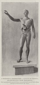 Eine wunderbare Restaurierung, eine Statue des Perseus, rekonstruiert aus Fragmenten von English Photographer