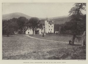 Abergeldie Castle, Aberdeenshire, der Sitz von Mr. Hugh Mackay Gordon