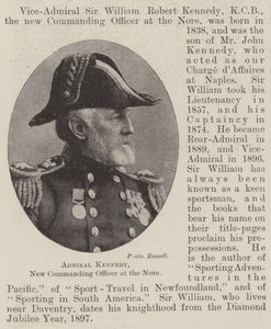 Admiral Kennedy, neuer Kommandant am Nore