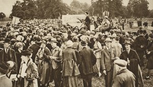 Anti-Kriegs-Versammlung im Hyde Park