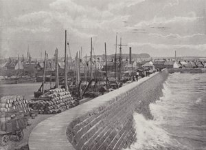 Arbroath, Die Schutzmauer von English Photographer