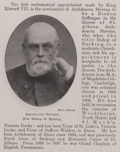 Erzdiakon Stevens, neuer Bischof von Barking