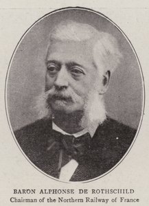 Baron Alphonse de Rothschild von English Photographer