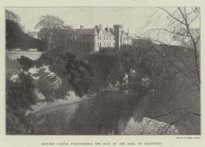 Brechin Castle, Forfarshire, der Sitz des Earl of Dalhousie von English Photographer