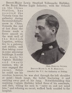 Brevet-Major L S T Halliday, ausgezeichnet mit dem VC für Tapferkeit in Peking von English Photographer
