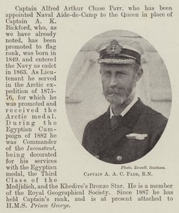 Kapitän A A C Parr, RN