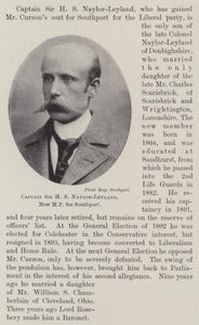 Kapitän Sir H. S. Naylor-Leyland, neuer Abgeordneter für Southport von English Photographer