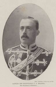 Kapitän der Ehrenwerte T. A. Brassey, der Gouverneur von Pretoria von English Photographer
