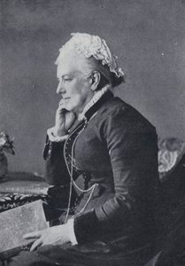 Charlotte Mary Yonge (s/w Foto) von English Photographer