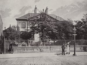 Frühes Zuhause von Christopher North, Paisley von English Photographer