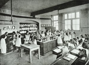 Kochkurs, 1896 von English Photographer