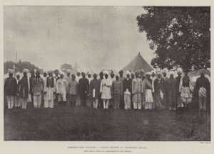 Krönungsbesucher, indische Truppen in Hampton Court