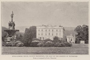 Curraghmore House, County Waterford, der Sitz des Marquis von Waterford von English Photographer