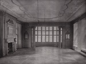 Salon, Blick in die Bucht, Ashorne Hill House, nahe Leamington, England von English Photographer