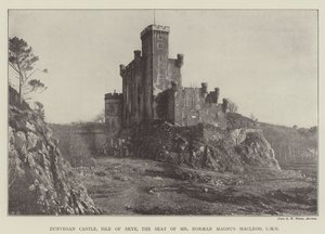 Dunvegan Castle, Isle of Skye, der Sitz von Mr. Norman Magnus Macleod, CMG