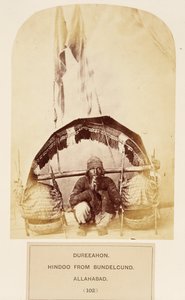 Dureeahon, Hindu aus Bundelcund, Allahabad, aus The People of India, von J. Forbes Watson, veröffentlicht 1868