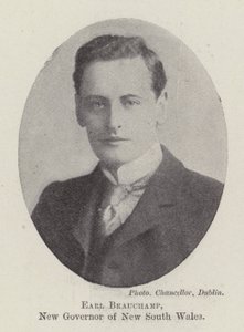 Earl Beauchamp, neuer Gouverneur von New South Wales von English Photographer