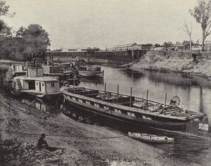 Echuca Wharf, River Murray von English Photographer