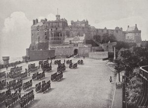Edinburgh Castle, Die Esplanade von English Photographer