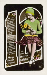 Edwardianische Postkarte