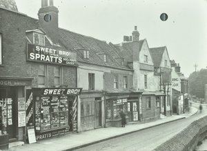 Eltham High Street: Blick nach Westen von der St. John