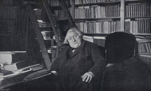Ernest Renan in seinem Arbeitszimmer