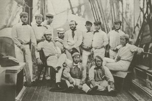 Erste englische Cricketmannschaft, die nach Amerika ging, 7. September 1859 von English Photographer