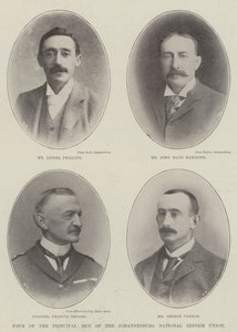 Vier der Hauptmänner der Johannesburg National Reform Union