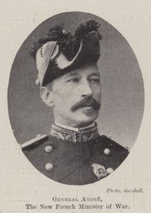 General Andre, der neue französische Kriegsminister von English Photographer