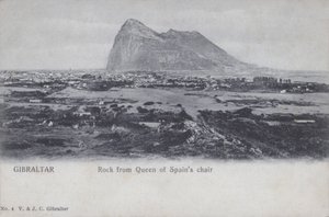 Gibraltar, Felsen vom Stuhl der Königin von Spanien von English Photographer
