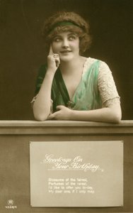 Glamour-Postkarte von English Photographer