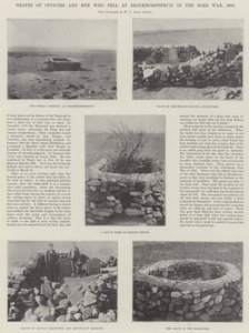 Gräber von Offizieren und Männern, die im Burenkrieg 1880 bei Bronkhorstspruit gefallen sind