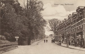 Green Lane, Northwood, nahe London (s/w Foto)