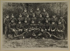 Gruppenporträt, möglicherweise die Leicester Royal Horse Artillery, 1914-15