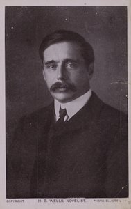 H. G. Wells (1866-1946), englischer Schriftsteller von English Photographer