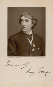Henry Irving, Schauspieler; signierte Fotografie von English Photographer