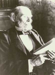 Herbert Spencer, Porträt, lesend