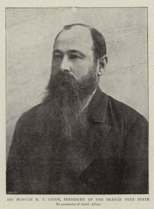 Seine Ehren M.T. Steyn, Präsident des Oranje-Freistaats von English Photographer