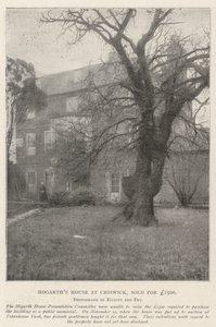 Hogarths Haus in Chiswick, verkauft für £1500 von English Photographer