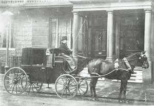 Pferdekutsche, 1890 von English Photographer