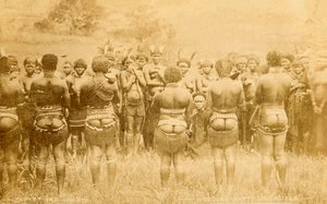 Indigene afrikanische Hochzeitsgesellschaft